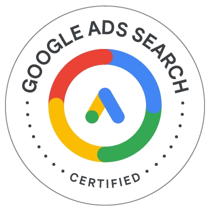 Abzeichen der Google Ads Search-Zertifizierung