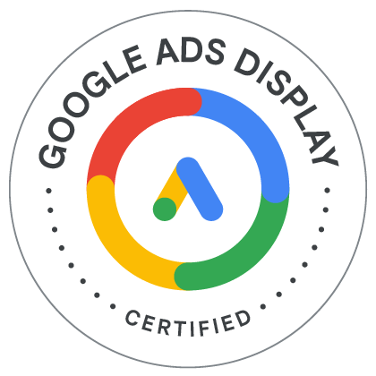 Abzeichen der Google Ads Display-Zertifizierung