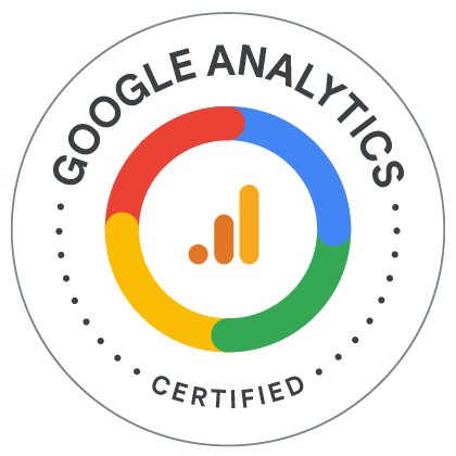 Abzeichen der Google Analytics-Zertifizierung